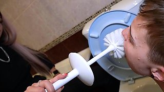Nicole I Want My Toilet To Be Clean Hard Lesbian Humiliation