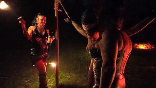 EdgesOfReality Fire Breather: Extreme Piercing BDSM with Mature Lesbian Femdom