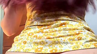Tight sweet clit and ass solo toy fun