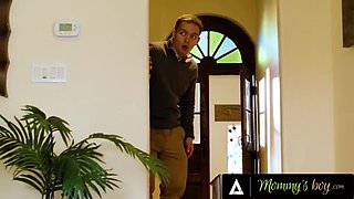 Caught in the Act: Busty Redhead MILF Lauren Phillips Gets Busted by Perv Security Guard