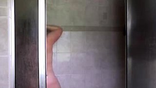 Big-Bottom MILF in the Shower