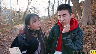 Denis Marti fucked Sakura in a steamy reverse cowgirl scene