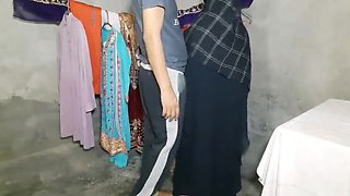Desi Indian Shop Owner Fucks Customer Hard in Clothes Store - Rough Hindi Sex with MILF and Big Cock