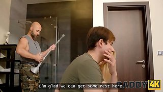 Daddy4k. an old palm will give any teen fist a head commence! the greatest old and young porn compilation