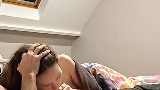 19 Year Old French Girl Sucks a Nice