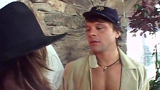Cum-hungry Slut Enjoys Anal Sex in the Log Cabin