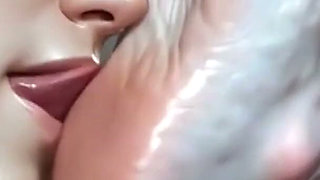 90yo Granny Foot Worship - Slave Licking Her Wrinkled Feet While She Is Horny