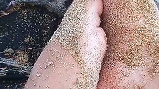 Linsey Dawn solo foot fetish