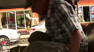 Thai teen picked up for rough threesome