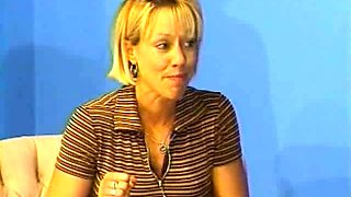 Curvy young blonde tease and fuck her old husband