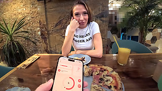 He Took Control Of My Vibrator On A Date And Give Me Multiple Orgasms