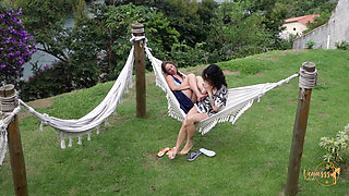 Blonde and Brunette Licking and Smelling Toes and Soles in Sexy Foot Worship
