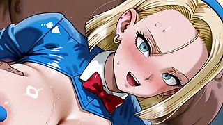 A (naruto) X Android 18 (db)