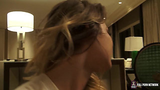 James Deen Interviews Horny Threesome of Avi Love, Bambi & Sami Parker