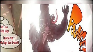 Spideman X Venom Cartoon Comic Animation