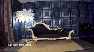 Mistress Baton’s Sissy Finishing School Guest Starring Mistress Vixen: Sissy Caning & BJ Training