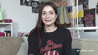 Ersties - Italian Hottie Valentina Moans Loudly When The Magic Wand Touches Her Pussy