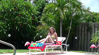 I Know That Girl - Petite Caucasian Madison Chandler Drops Her Bikini for Brad & Takes a Hard Fucking
