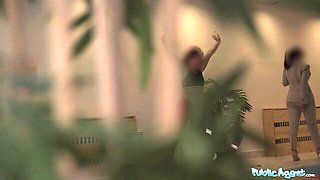 Attractive Martin and Shelena's indoor pool smut