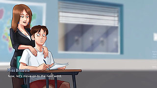 Sneaky Link with My French Teacher (Summertime Saga Gameplay)