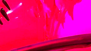 Rubber & Ava Fetishart Give Perv a Latex Footjob Part 2