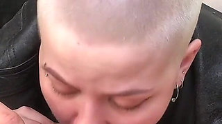 Bald Beauty Vilu Vidish Gets Used Like a Throat Toy - Deepthroat Madness