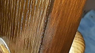 I Heard Moans From the Toilet and Spied on My Stepsister