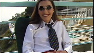 Brunette getting plowed in the gym