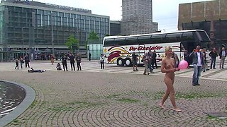 Beautiful amateur blonde barmaid paid sex in public