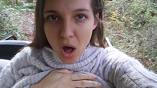 Busty brunette solo masturbation