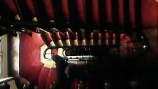 Busty brunette with big boobs rides cock