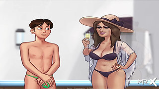 SummertimeSaga - Man Dancing near the Jacuzzi for a Beautiful Girl