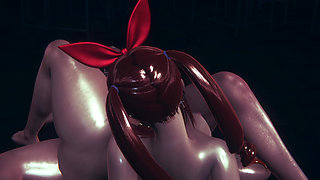 College Friends Are Left Alone After School And Have Lesbian Sex