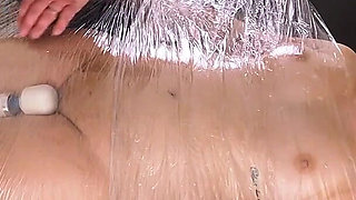 Amatauer Model Stretch Bondage Session with Multiple Orgasms and Squirts