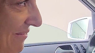 She Takes My Cock in Her Hand While We're Stuck in Traffic on the Highway