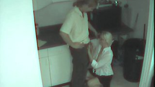 Office bang young caught by her boss