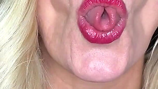 Fun Charlie Shows What Her Mouth and Tongue Can Do