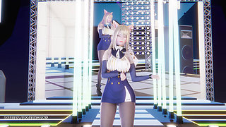 [mmd] T-ara - so Crazy Ahri Sexy Striptease League of Legends Uncensored Hentai