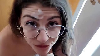 Shanaxnow Elevator Handjob Facial