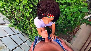 Pov Public Blowjob And Handjob In The Park Till Cum Mouth. It Seems Like We Got Caught By Park Staff