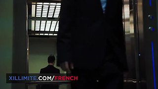 Busty MILF Mariska Gets Naughty in Bar Restroom with Stranger