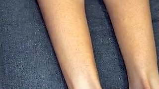 Amateur Foot Fetish Girlfriend Sucks and gives a Footjob
