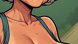 Giant Tits Out Camping Art