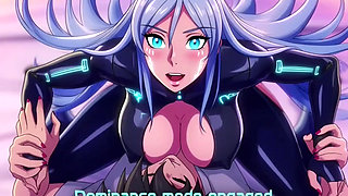 Android sex robot malfunctions and dominates her owner Hentai