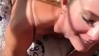 Amateur MILF blowjob cumshot