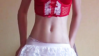 Erotic Lingerie Set and Long Striptease