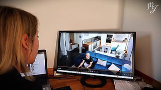 Part 1: Surveillance of My Slave: Disobedience, Ruined Orgasm, and Reprimand - Mistress Julia