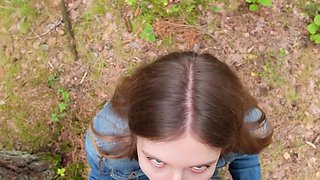 I ejaculated in her mouth in the woods