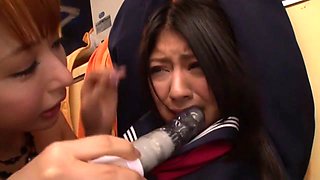 Haruna Saeki, Yuka Osawa, Mina Yoshii in Erogenous Lesbian Beauty Salon part 1