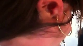 Big-Titted Amateur MILF Flashing in Public